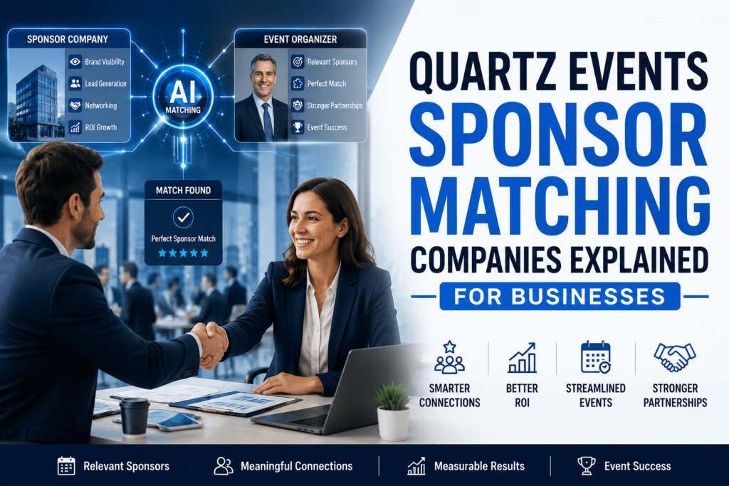 quartz events sponsor matching companies