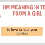 hm meaning in text