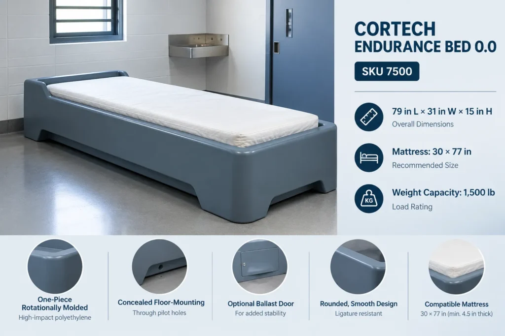 Cortech Institutional Bed Details