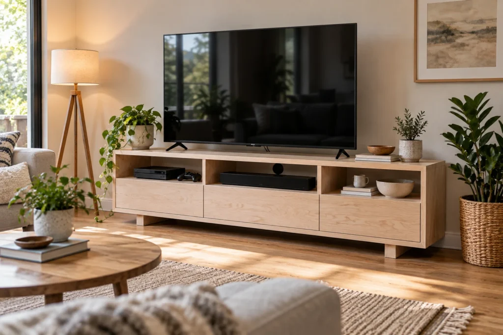 How to Make a Minimalist TV Stand That Works in Any Room