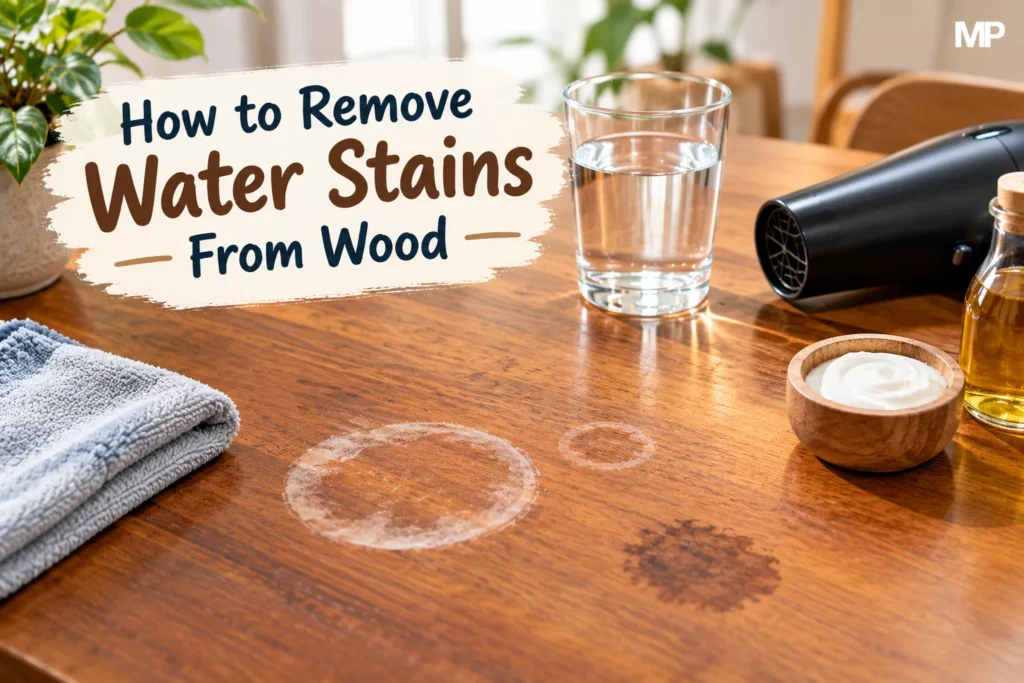 How to Remove Water Stains From Wood