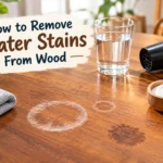 How to Remove Water Stains From Wood