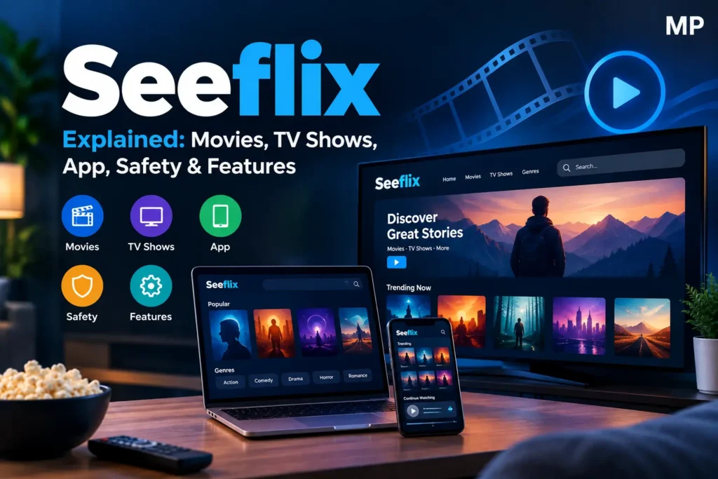 Seeflix Explained Movies, TV Shows, App, Safety & Features