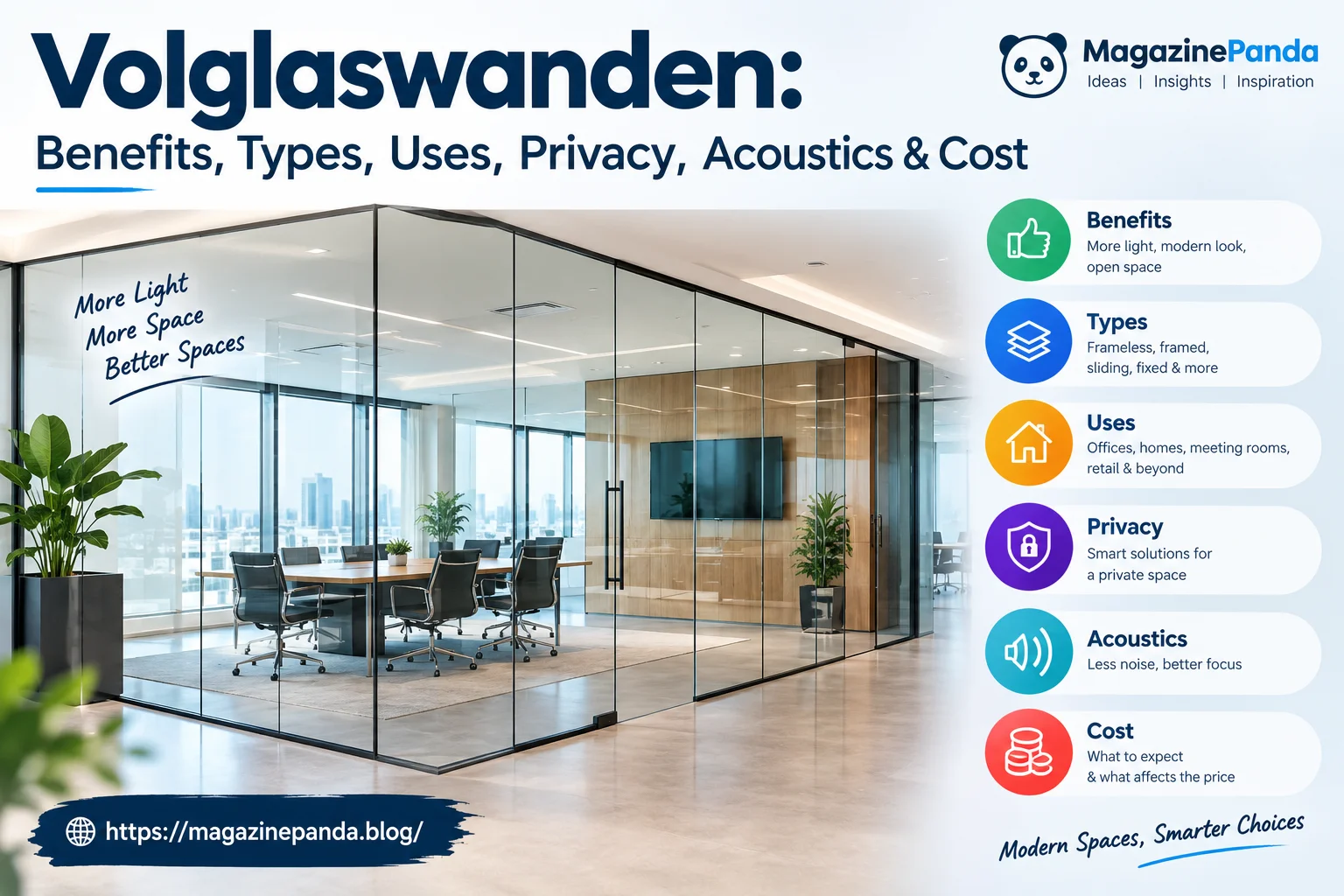 Volglaswanden Benefits, Types, Uses, Privacy, Acoustics & Cost