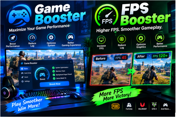 Game Booster and FPS Booster: Simple Ways to Optimize Your Gaming PC