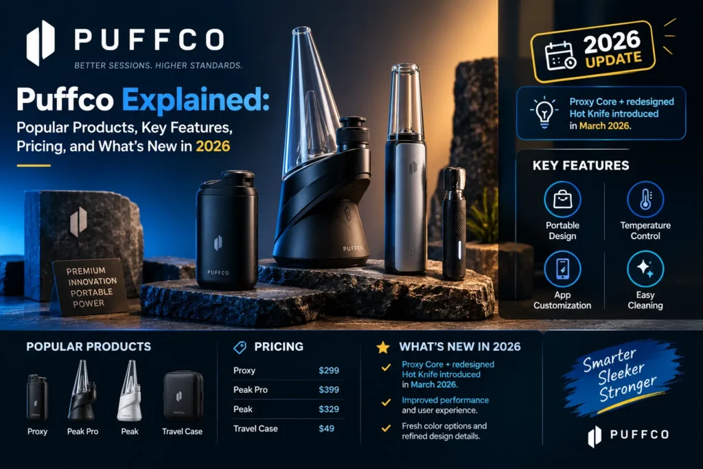 Puffco Explained: Popular Products, Key Features, Pricing, and What’s New in 2026