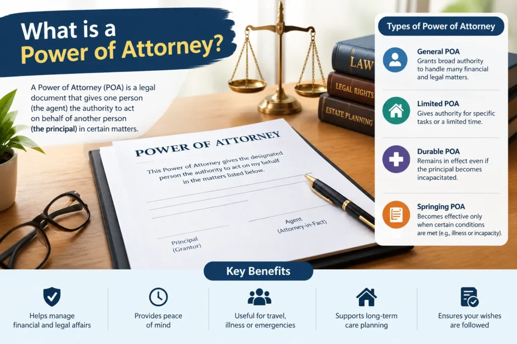 What Is a Power of Attorney? Types, Uses, Legal Rights, and Rules in 2026